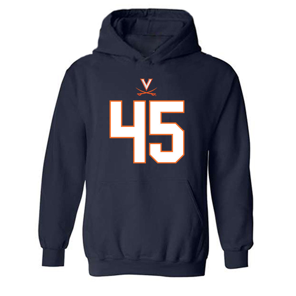 Virginia - NCAA Football : Brand Morgan - Hooded Sweatshirt-0