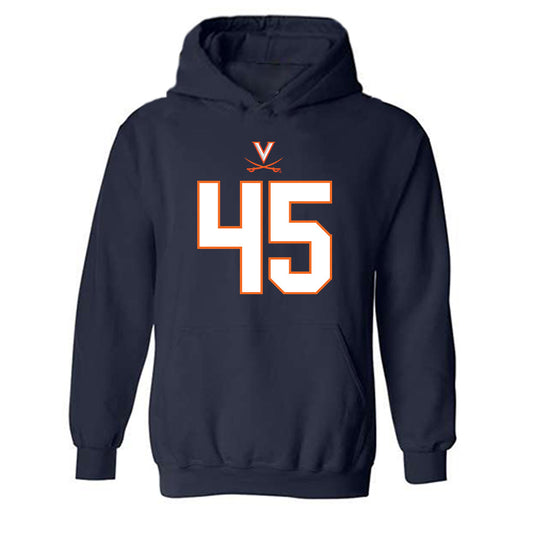 Virginia - NCAA Football : Brand Morgan - Hooded Sweatshirt-0