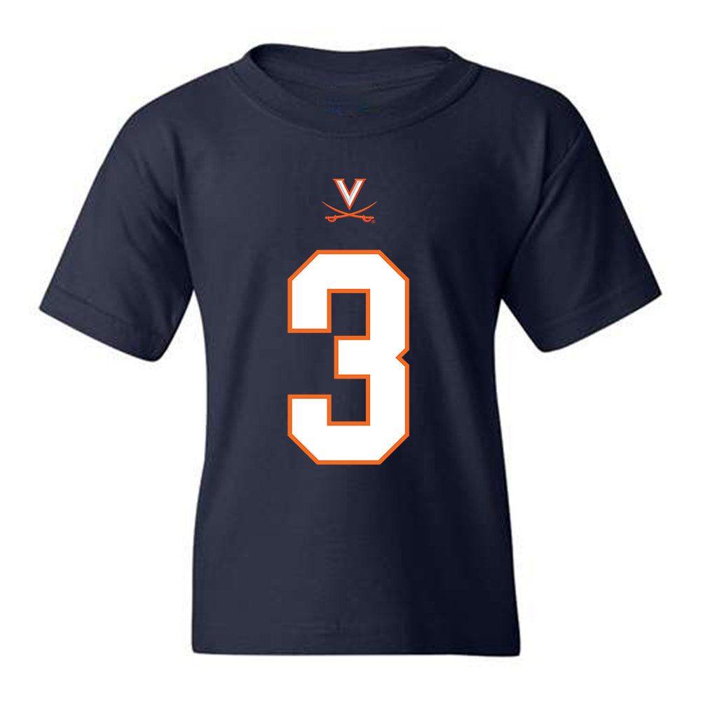 Virginia - NCAA Football : Corey Thomas - Youth T-Shirt Sports Shersey