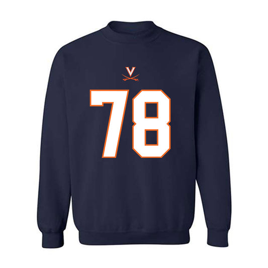 Virginia - NCAA Football : Kevin Wigenton II - Crewneck Sweatshirt-0