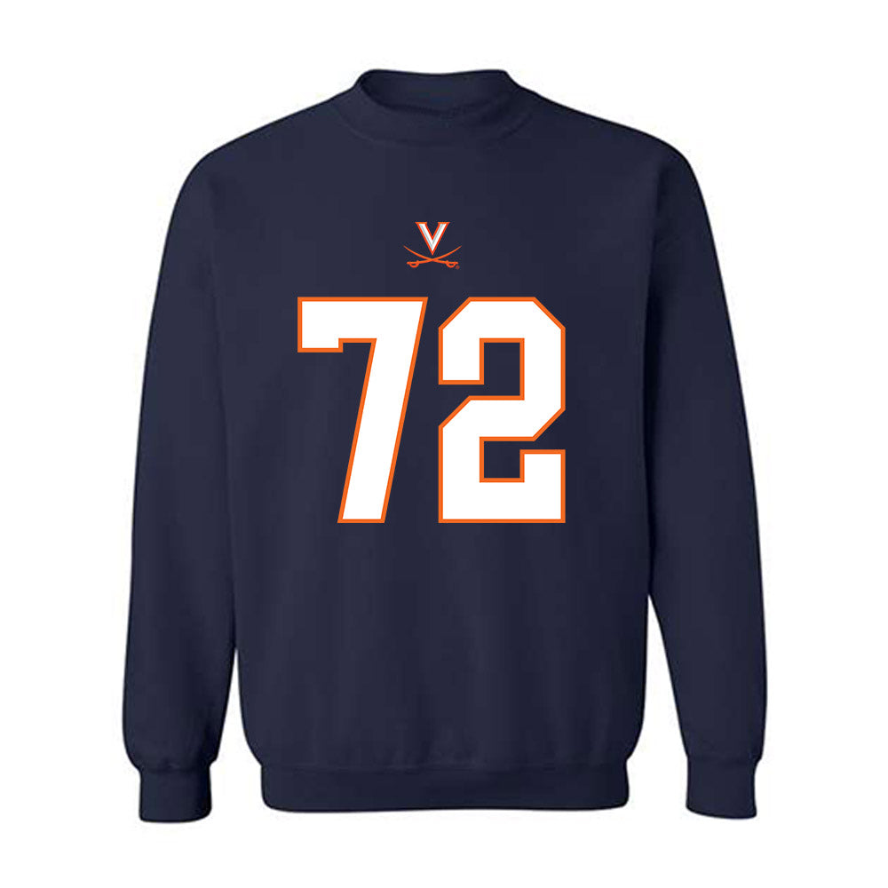 Virginia - NCAA Football : Benjamin York - Crewneck Sweatshirt-0