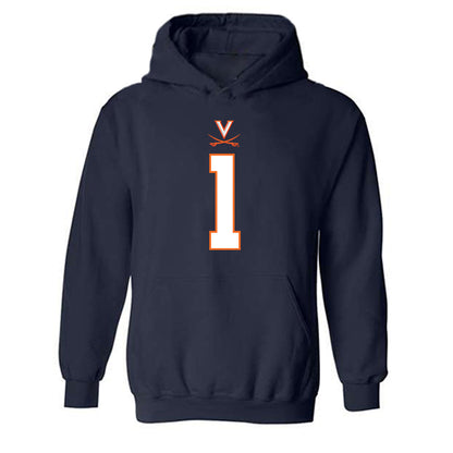Virginia - NCAA Football : Keandre Walker - Hooded Sweatshirt-0