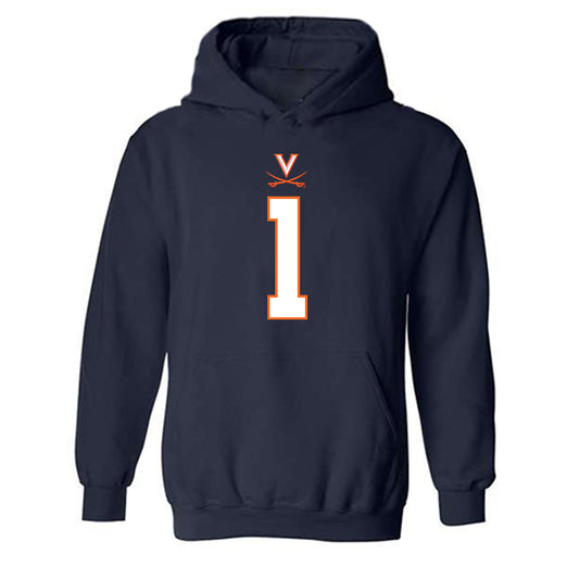 Virginia - NCAA Football : Keandre Walker - Hooded Sweatshirt-0