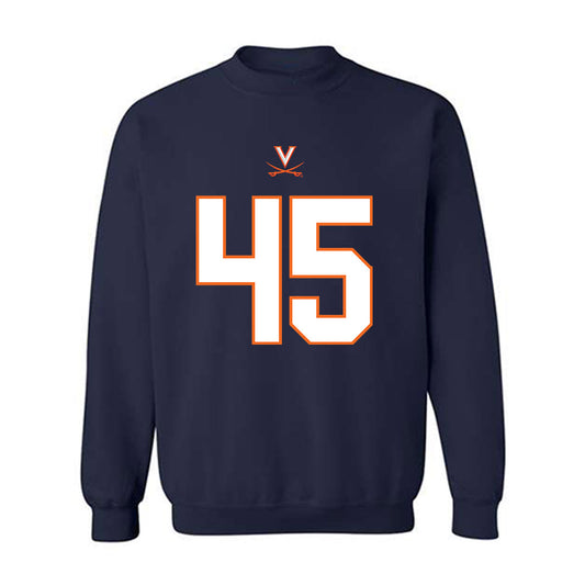 Virginia - NCAA Football : Brand Morgan - Crewneck Sweatshirt-0