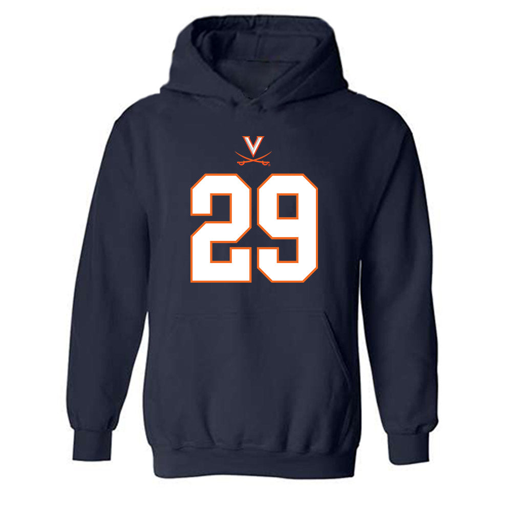 Virginia - NCAA Football : Davis Lane Jr - Hooded Sweatshirt-0