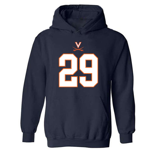 Virginia - NCAA Football : Davis Lane Jr - Hooded Sweatshirt-0