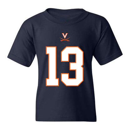 Virginia - NCAA Football : Gavin Frakes - Youth T-Shirt Sports Shersey