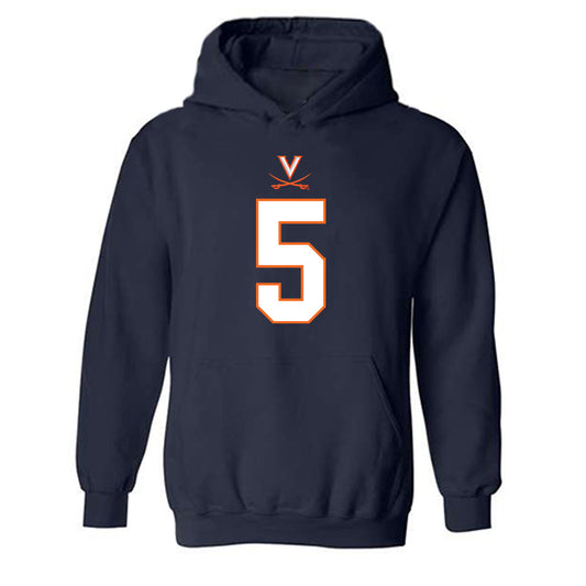 Virginia - NCAA Football : Kameron Courtney - Hooded Sweatshirt-0