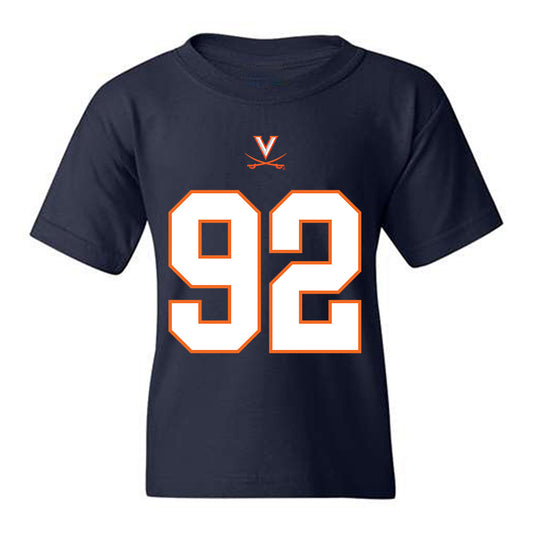 Virginia - NCAA Football : Jorge Diaz Nicolas - Youth T-Shirt-0