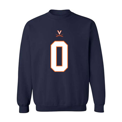 Virginia - NCAA Football : Sage Ennis - Crewneck Sweatshirt Sports Shersey