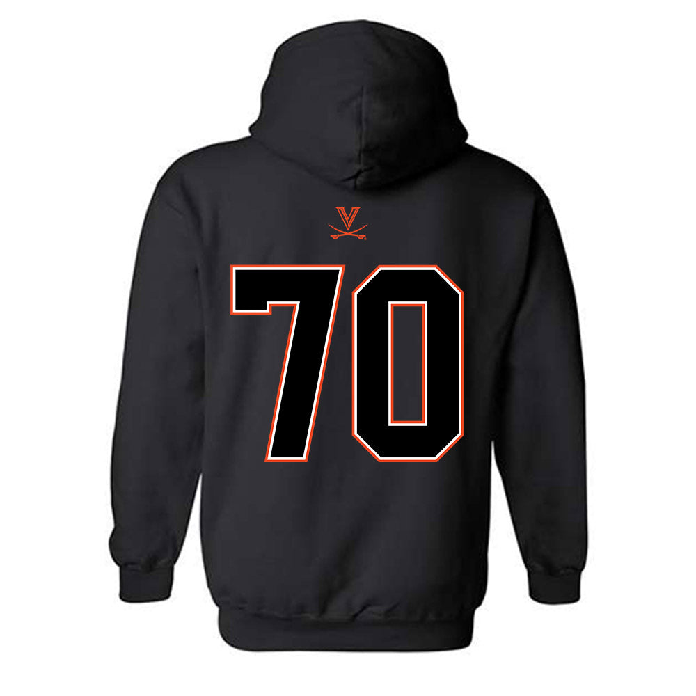 Virginia - NCAA Football : Dane Wleklinski - Hooded Sweatshirt-1