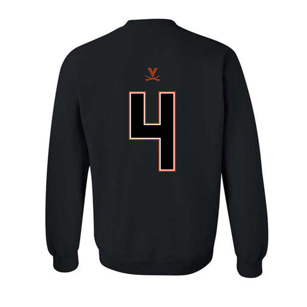 Virginia - NCAA Football : Chandler Morris - Crewneck Sweatshirt-1