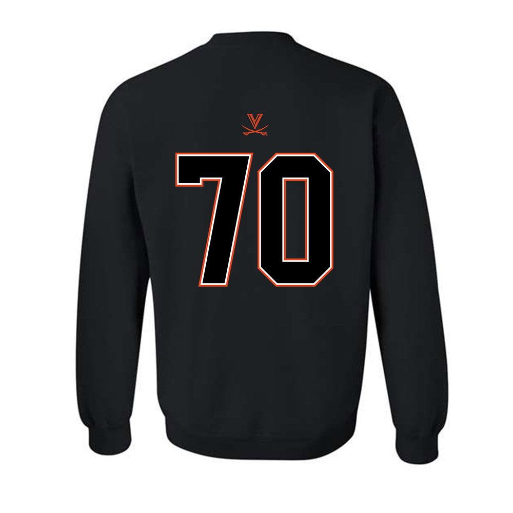 Virginia - NCAA Football : Dane Wleklinski - Crewneck Sweatshirt-1