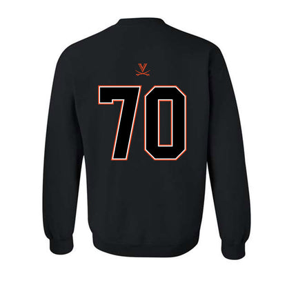Virginia - NCAA Football : Dane Wleklinski - Crewneck Sweatshirt-1