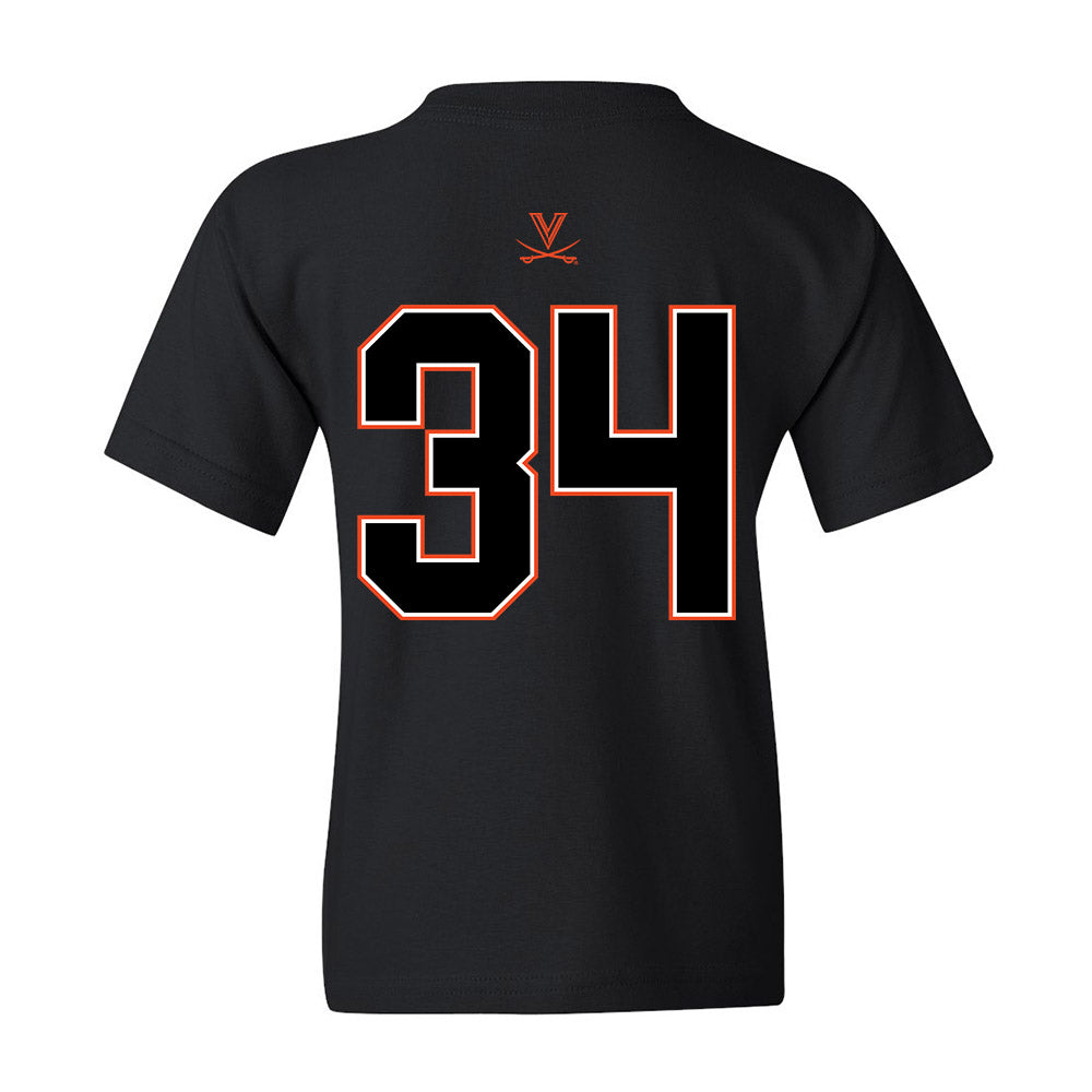 Virginia - NCAA Football : Kevin Chadwick Jr - Youth T-Shirt