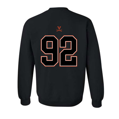Virginia - NCAA Football : Jorge Diaz Nicolas - Crewneck Sweatshirt-1