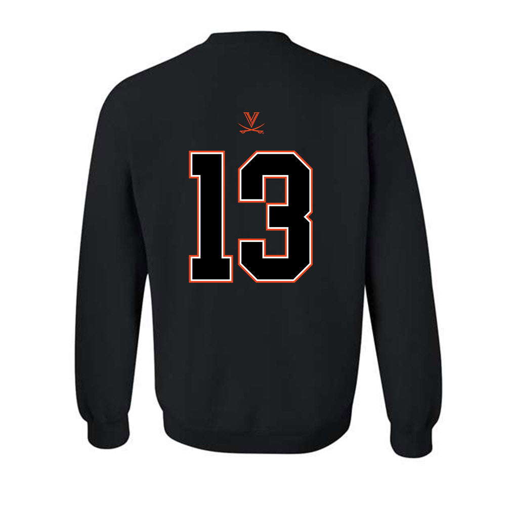 Virginia - NCAA Football : Gavin Frakes - Crewneck Sweatshirt Sports Shersey