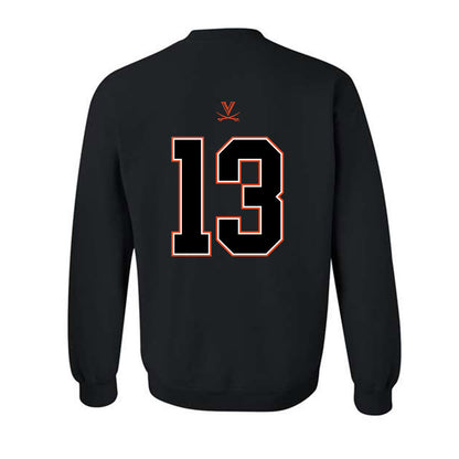 Virginia - NCAA Football : Gavin Frakes - Crewneck Sweatshirt Sports Shersey