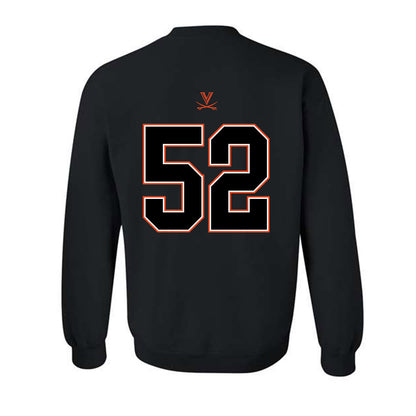 Virginia - NCAA Football : Daniel Rickert - Crewneck Sweatshirt-1