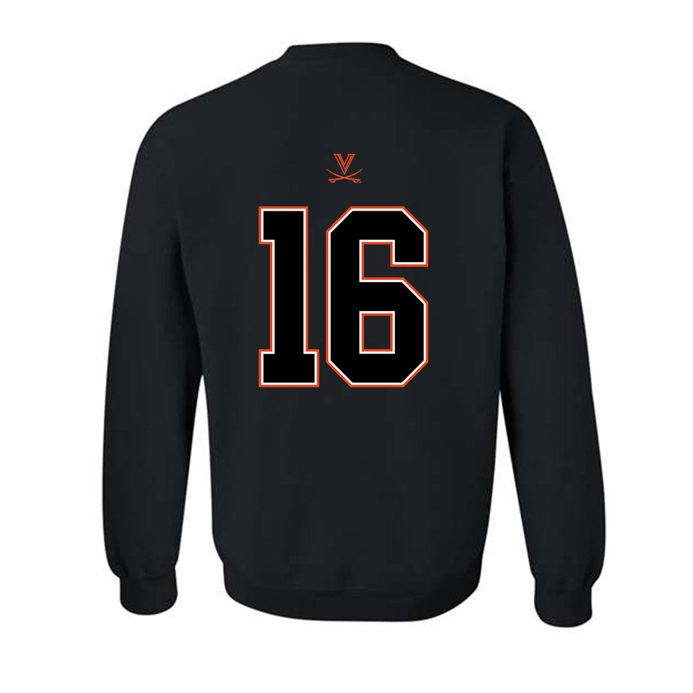 Virginia - NCAA Football : Trey McDonald - Crewneck Sweatshirt-1