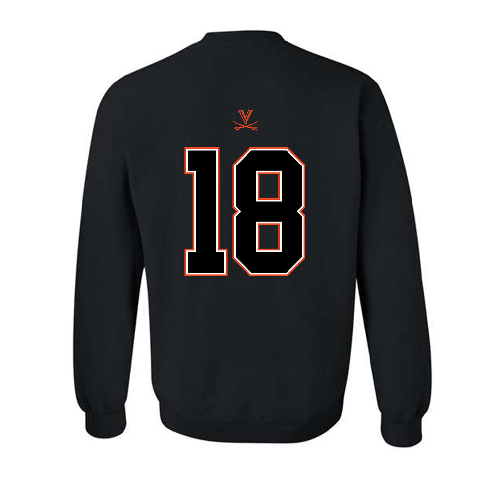 Virginia - NCAA Football : Corey Costner - Crewneck Sweatshirt-1