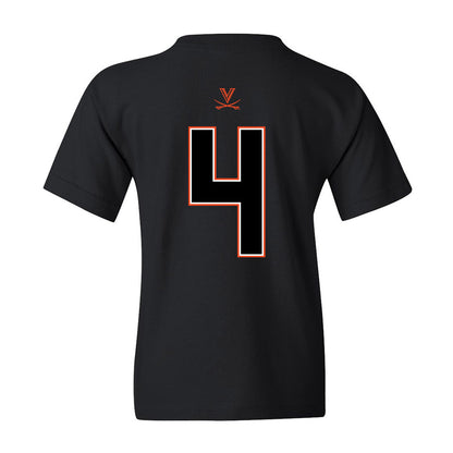 Virginia - NCAA Football : Chris Tyree - Youth T-Shirt Sports Shersey