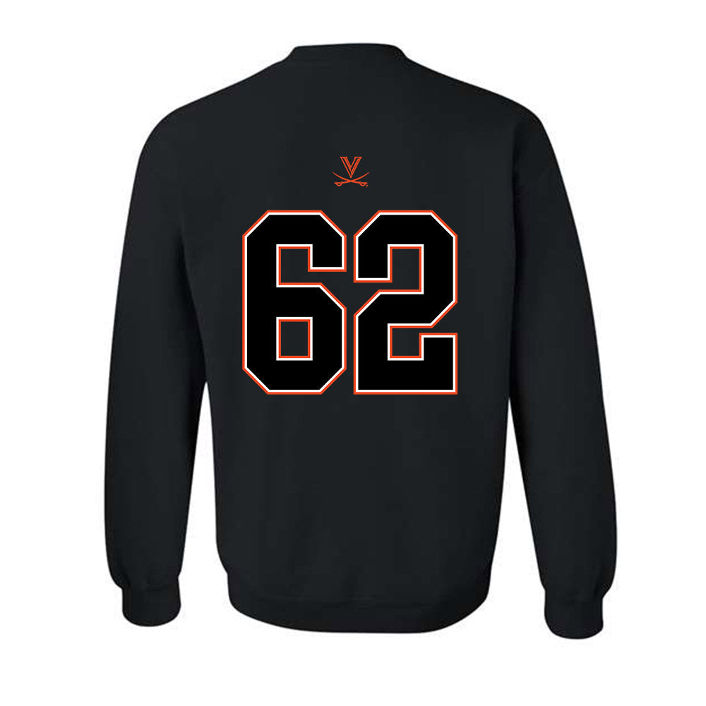 Virginia - NCAA Football : Drake Metcalf - Crewneck Sweatshirt Sports Shersey