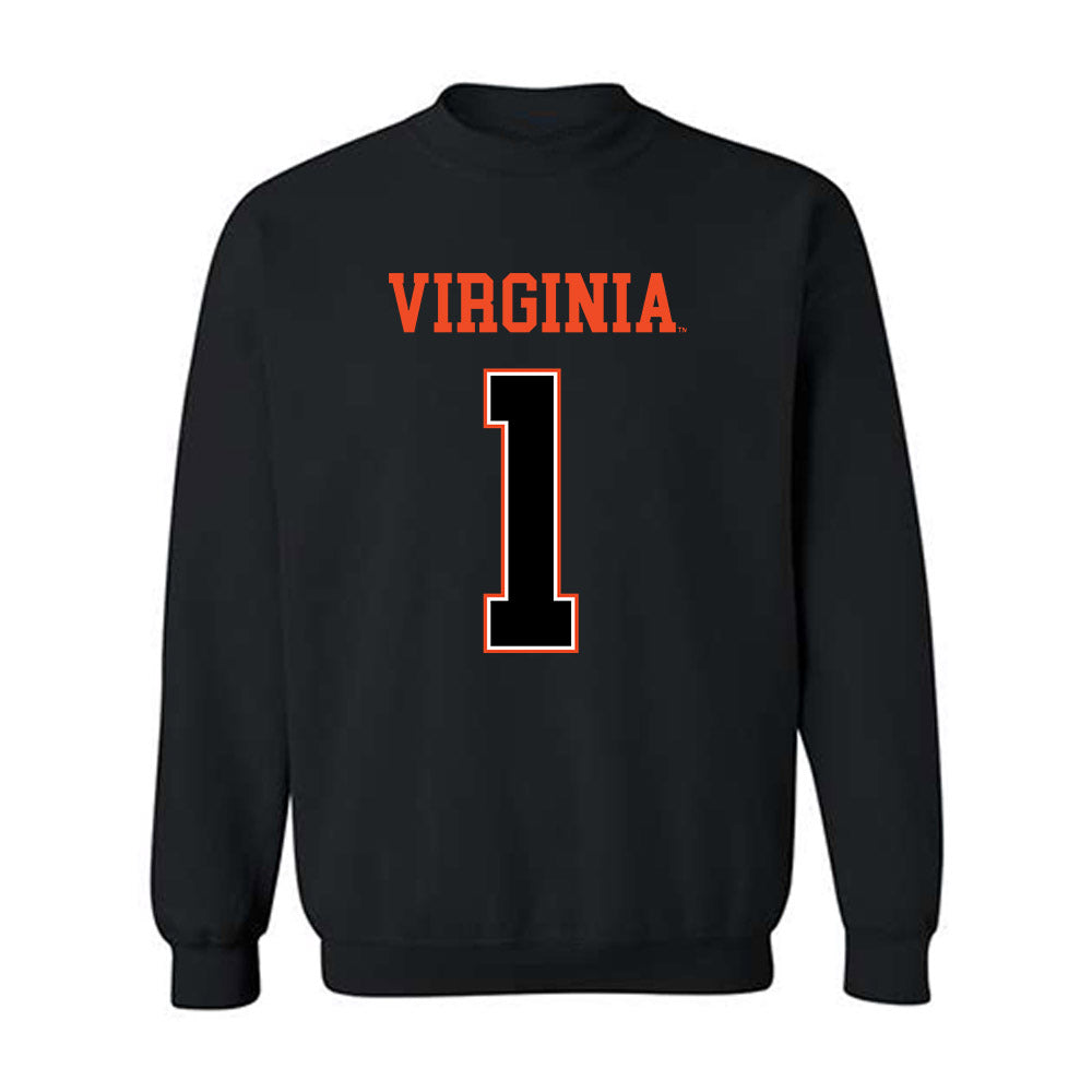 Virginia - NCAA Football : Keandre Walker - Crewneck Sweatshirt-0