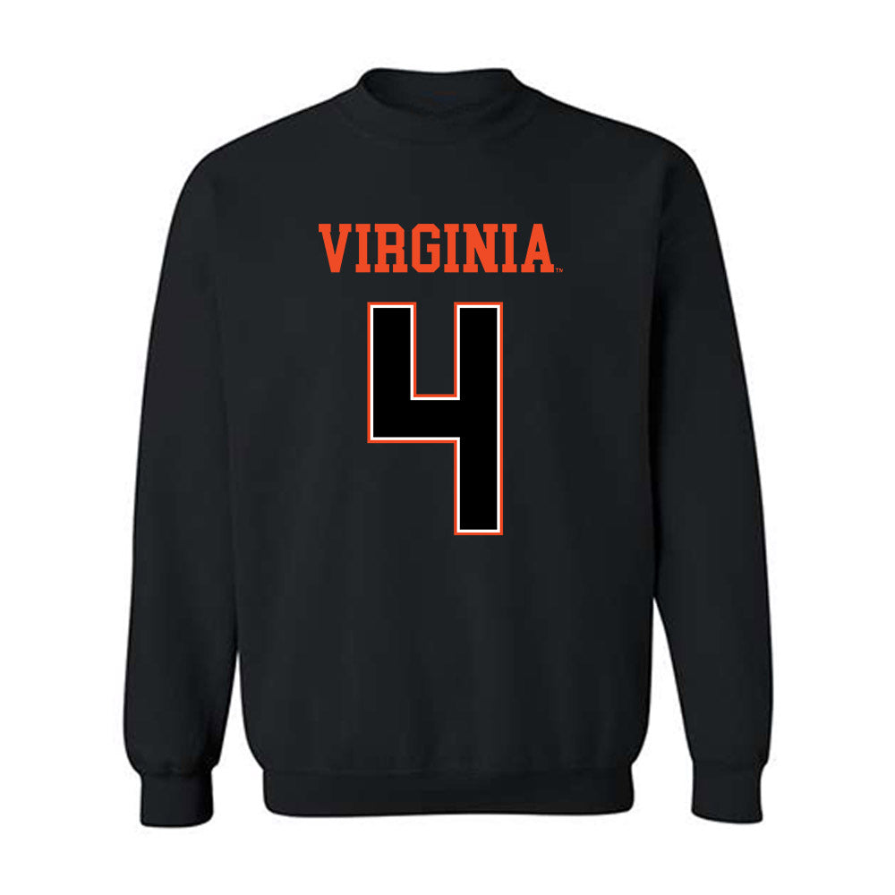 Virginia - NCAA Football : Chandler Morris - Crewneck Sweatshirt-0
