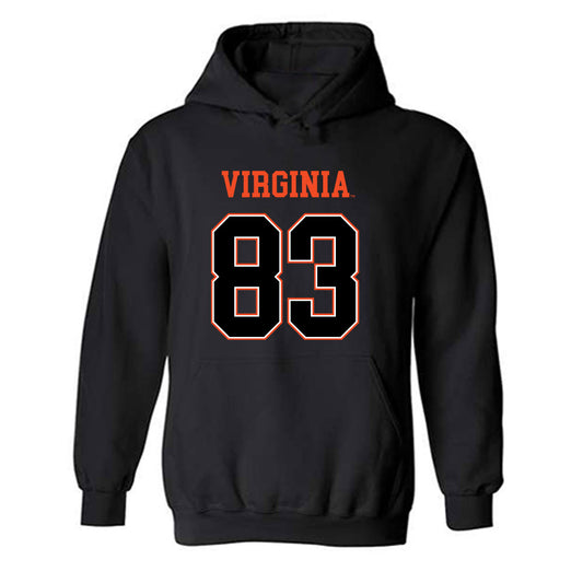 Virginia - NCAA Football : Willem Thurber - Hooded Sweatshirt-0