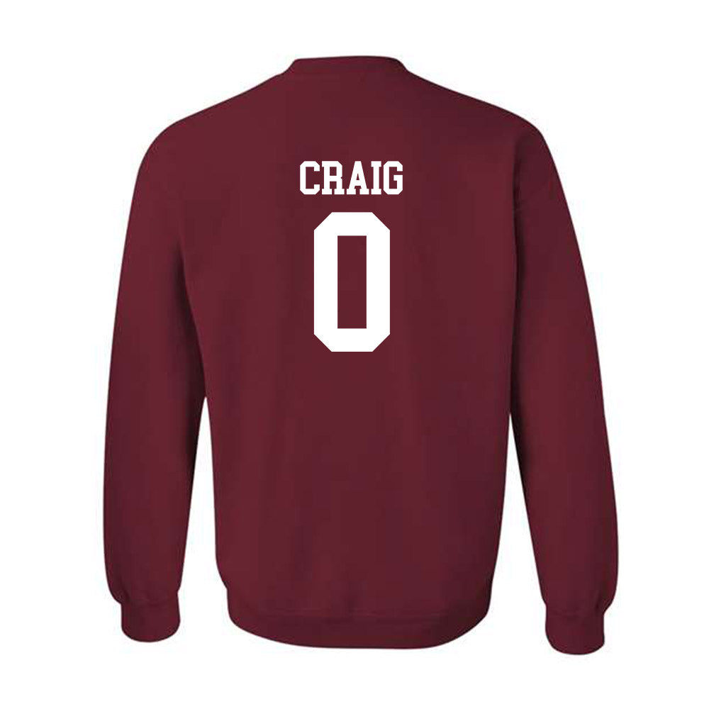 UMass - NCAA Football : Derrieon Craig - Crewneck Sweatshirt-1