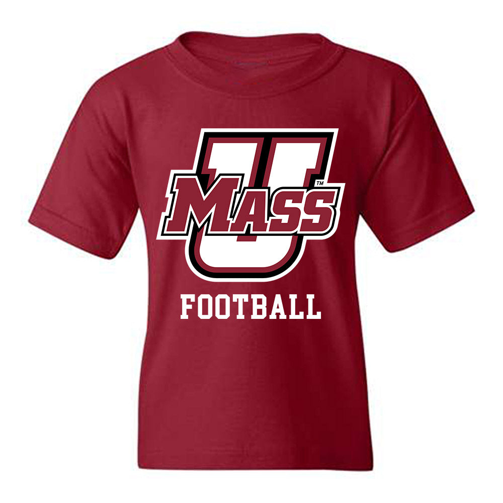 UMass - NCAA Football : Zach Lawrence - Youth T-Shirt-0
