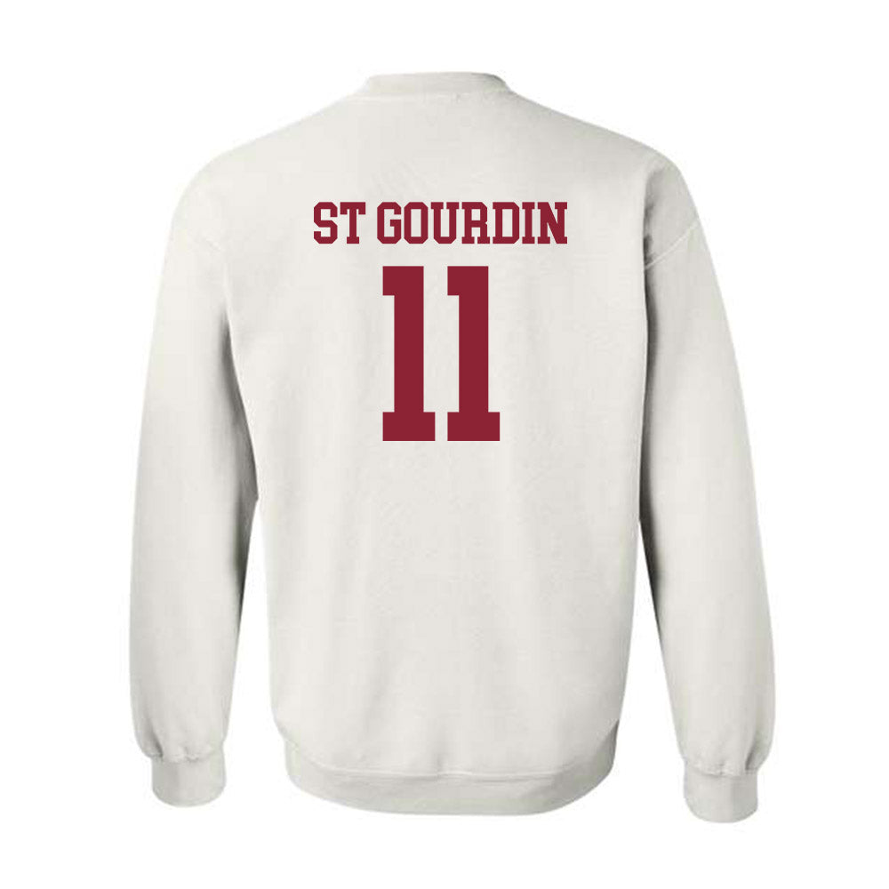 UMass - NCAA Football : Leonard St Gourdin - Crewneck Sweatshirt-1