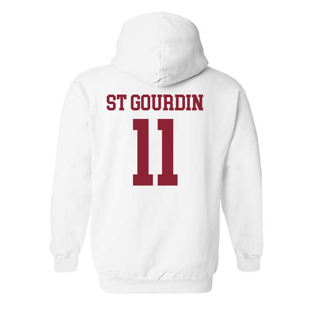 UMass - NCAA Football : Leonard St Gourdin - Hooded Sweatshirt-1