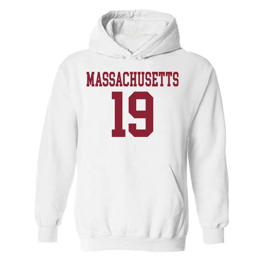 UMass - NCAA Football : Zach Lawrence - Hooded Sweatshirt-0