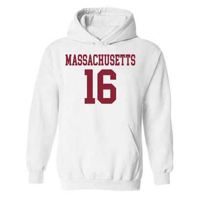 UMass - NCAA Football : Noah Staples - Hooded Sweatshirt