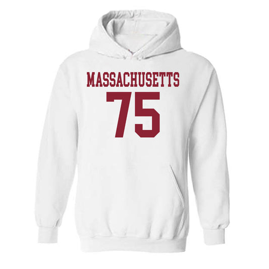 UMass - NCAA Football : Tanner Burlingame - Hooded Sweatshirt-0