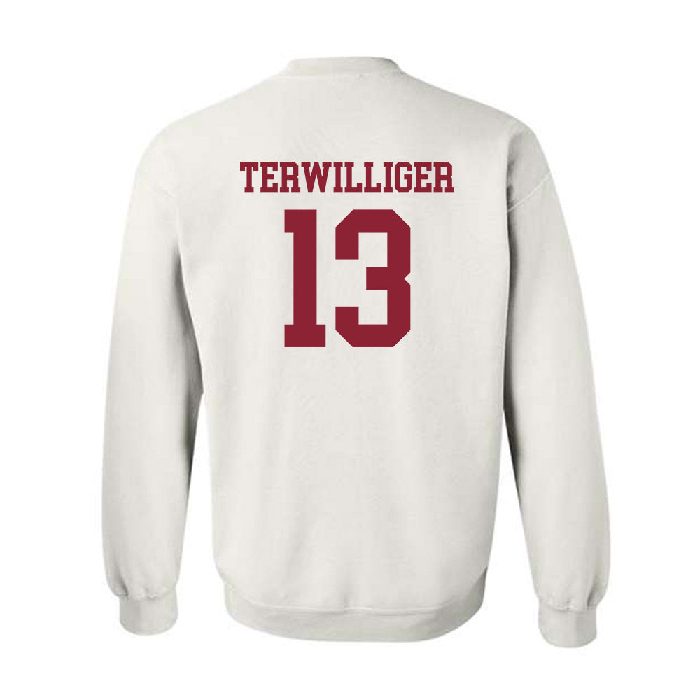 UMass - NCAA Baseball : Dylan Terwilliger - Sports Shersey Crewneck Sweatshirt-1
