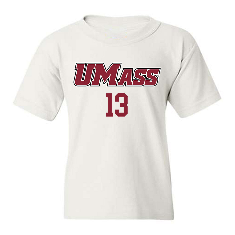 UMass - NCAA Baseball : Dylan Terwilliger - Sports Shersey Youth T-Shirt-0