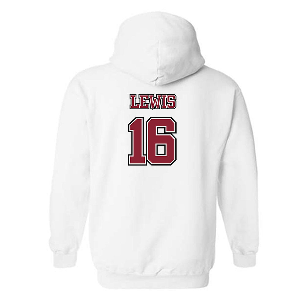 UMass - NCAA Men's Lacrosse : Caelin Lewis - Hooded Sweatshirt Replica Shersey