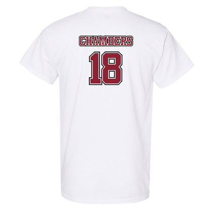 UMass - NCAA Men's Lacrosse : Cam Chambers - Sports Shersey T-Shirt-1