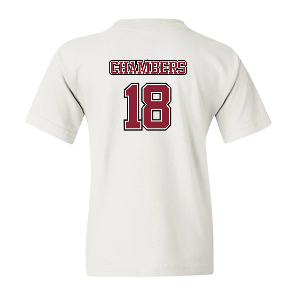 UMass - NCAA Men's Lacrosse : Cam Chambers - Sports Shersey Youth T-Shirt-1