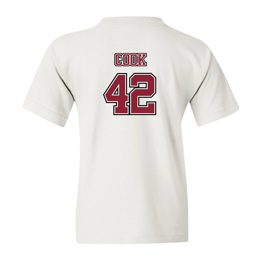 UMass - NCAA Men's Lacrosse : Chance Cook - Sports Shersey Youth T-Shirt-1