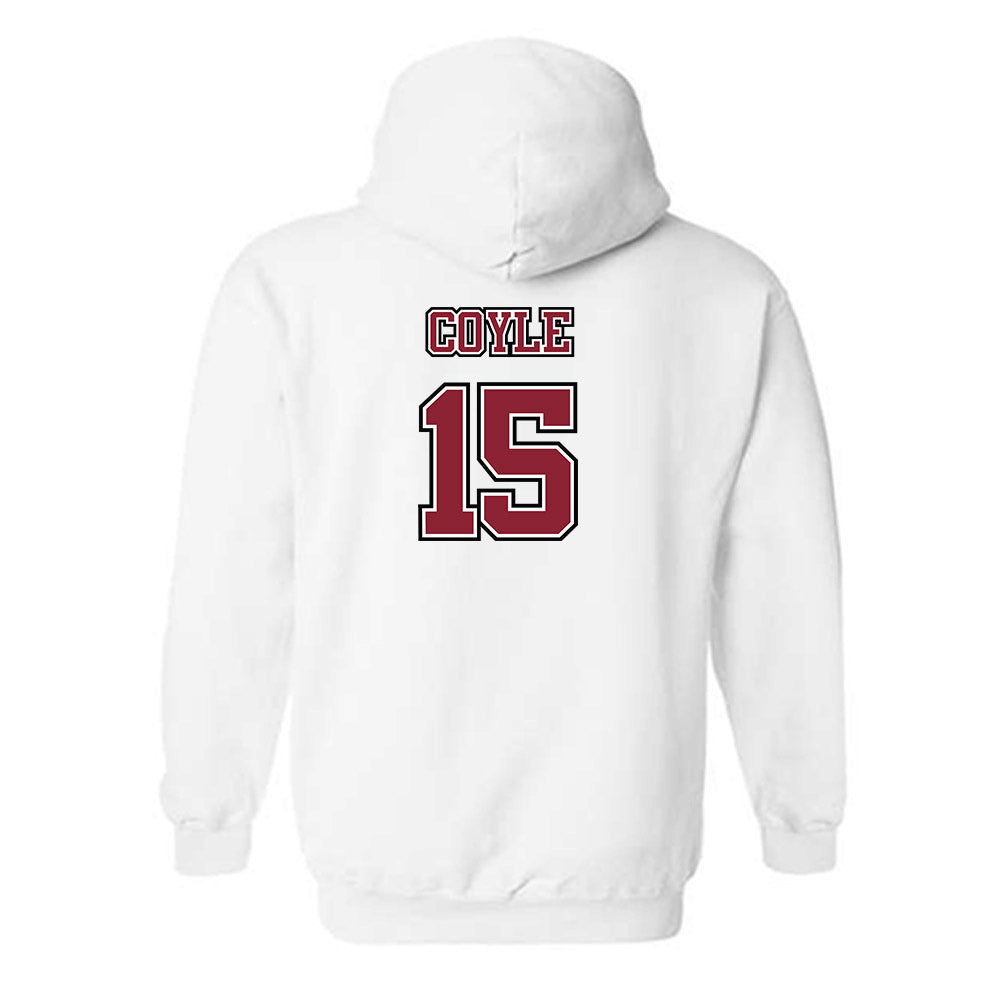 UMass - NCAA Men's Lacrosse : Brendan Coyle - Sports Shersey Hooded Sweatshirt-1