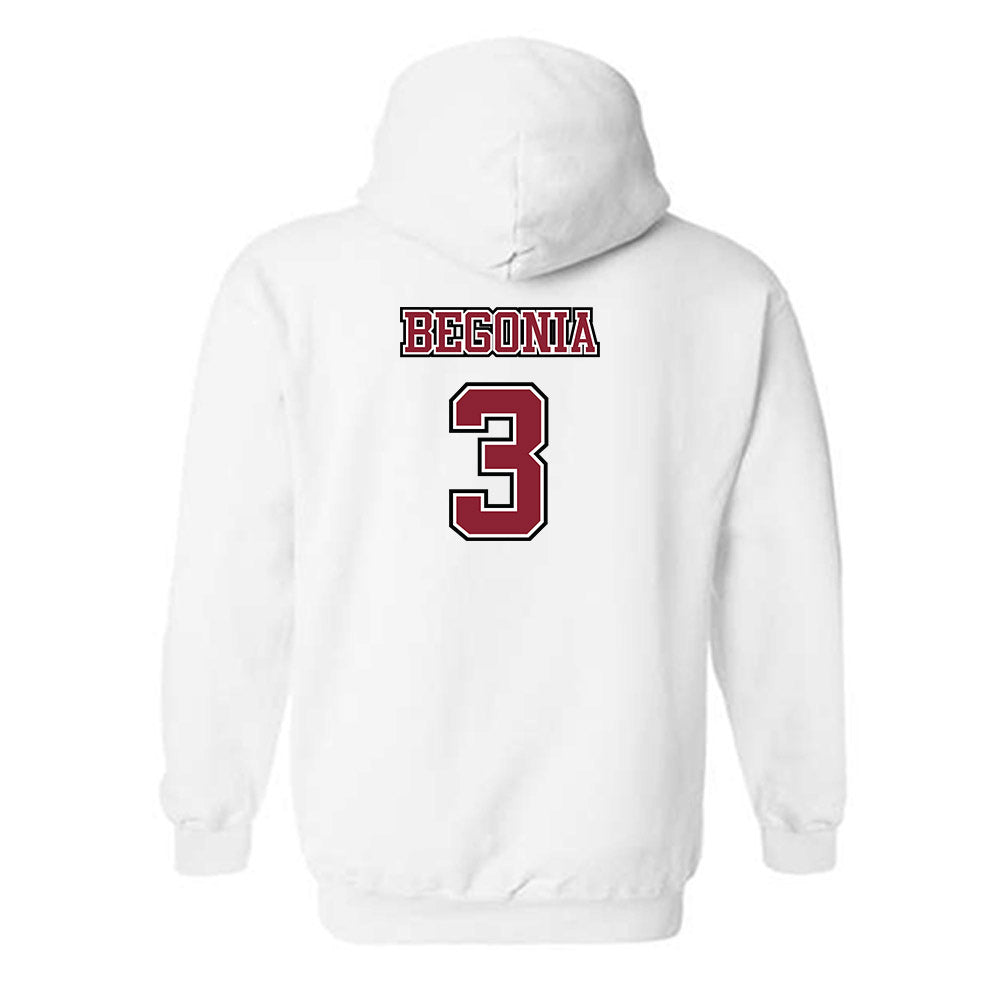 UMass - NCAA Men's Lacrosse : Gavin Begonia - Sports Shersey Hooded Sweatshirt-1
