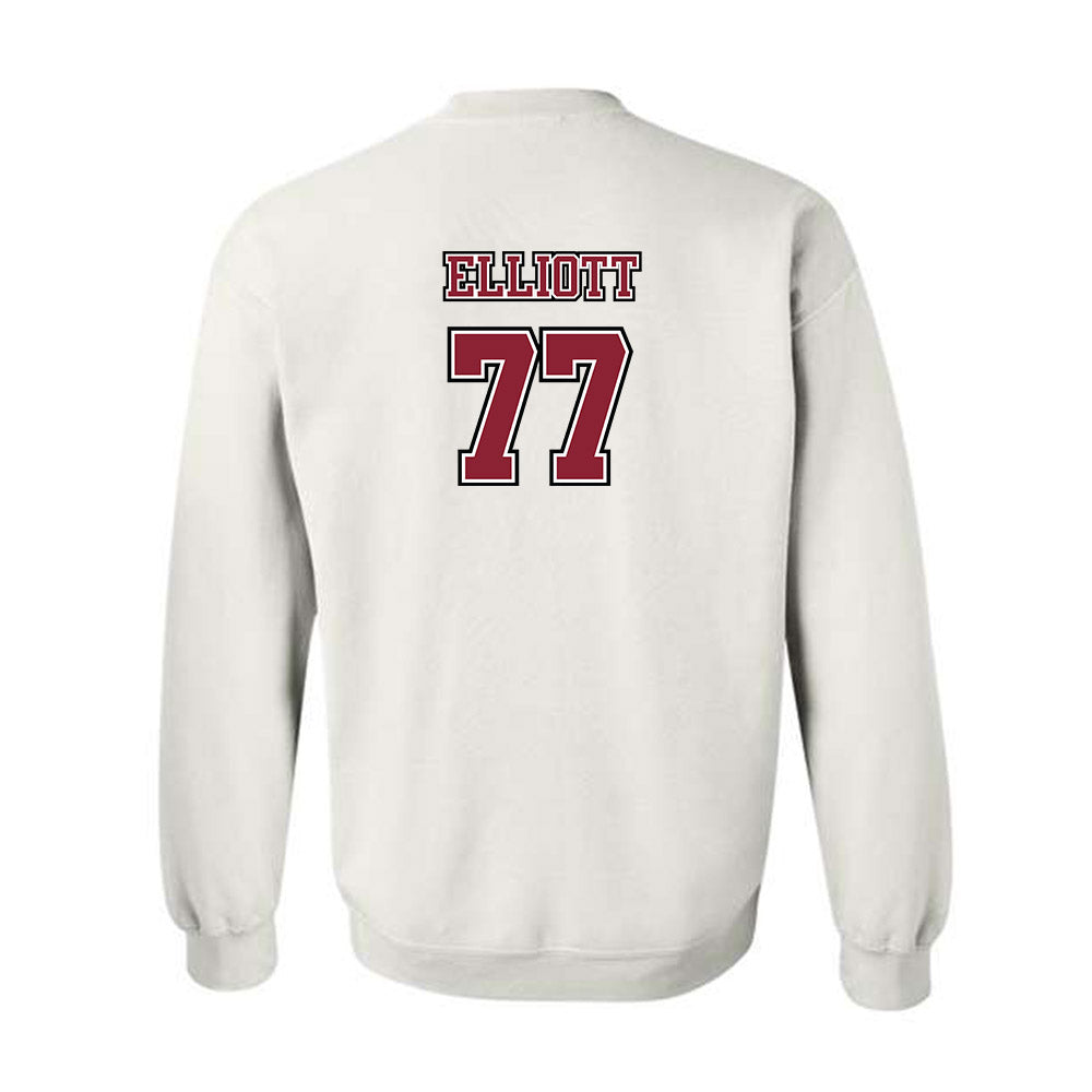 UMass - NCAA Men's Lacrosse : Jimmy Elliott - Sports Shersey Crewneck Sweatshirt-1