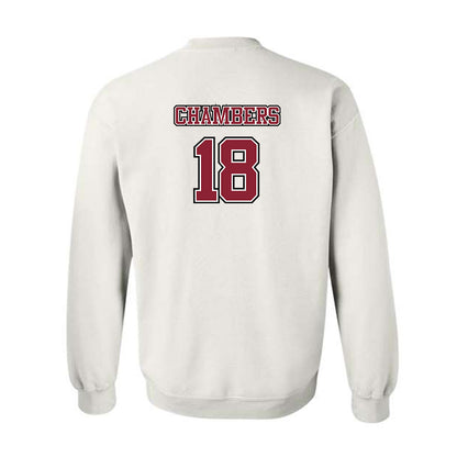 UMass - NCAA Men's Lacrosse : Cam Chambers - Sports Shersey Crewneck Sweatshirt-1