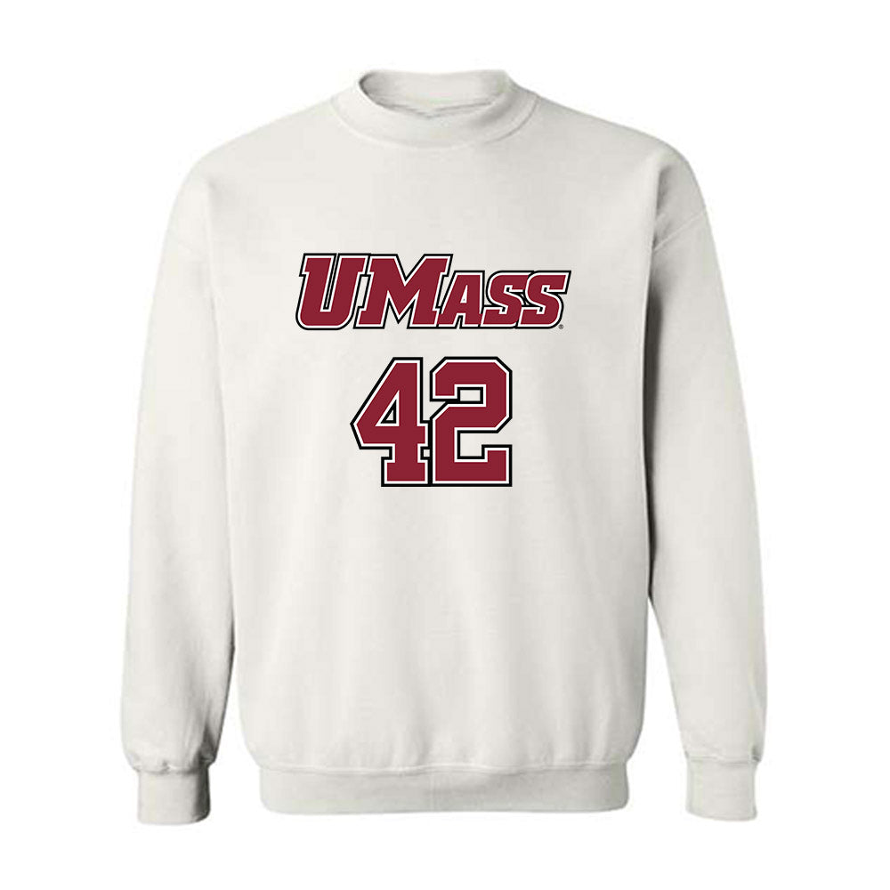 UMass - NCAA Men's Lacrosse : Chance Cook - Sports Shersey Crewneck Sweatshirt-0