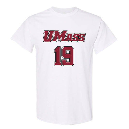 UMass - NCAA Men's Lacrosse : Robbie Travers - Sports Shersey T-Shirt-0