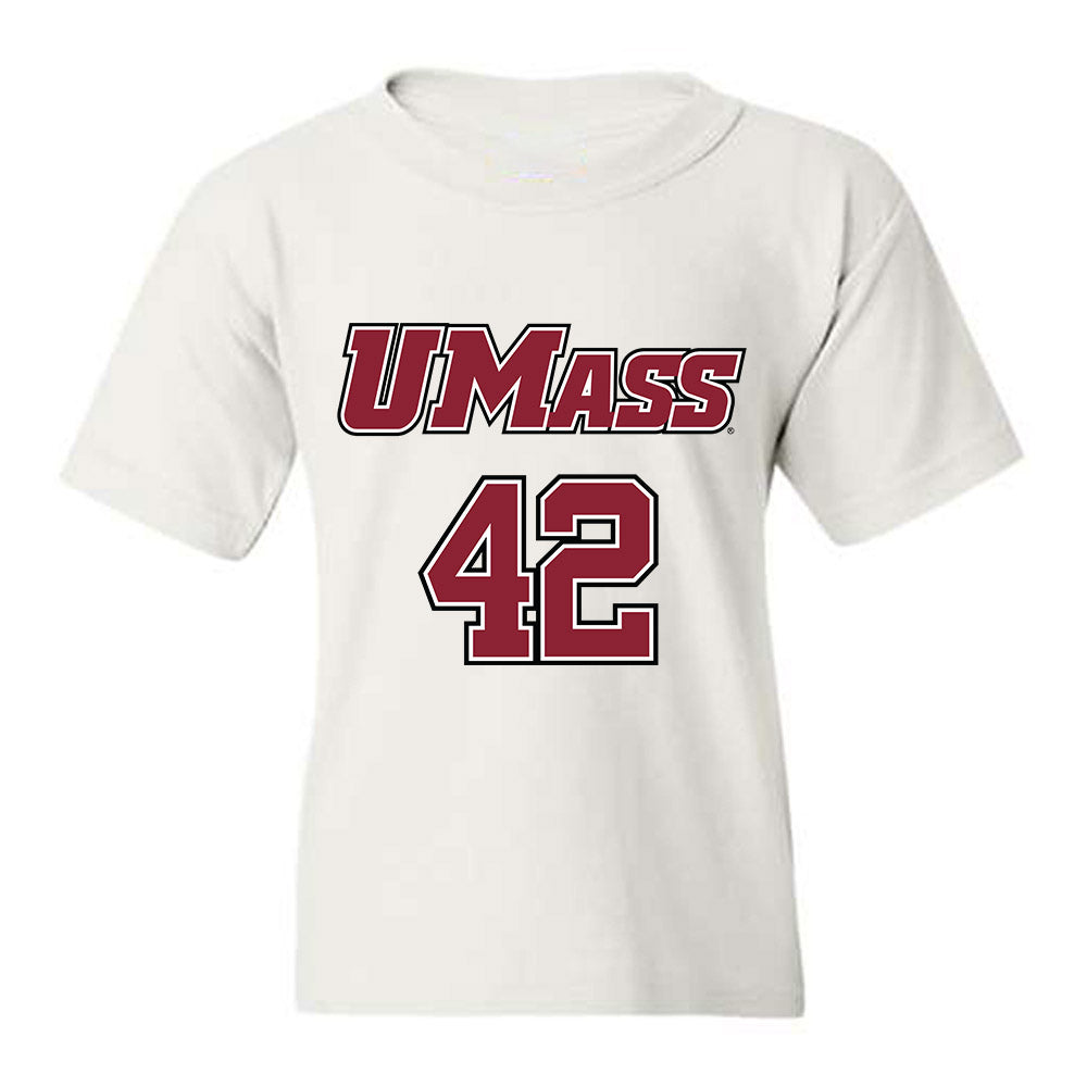 UMass - NCAA Men's Lacrosse : Chance Cook - Sports Shersey Youth T-Shirt-0